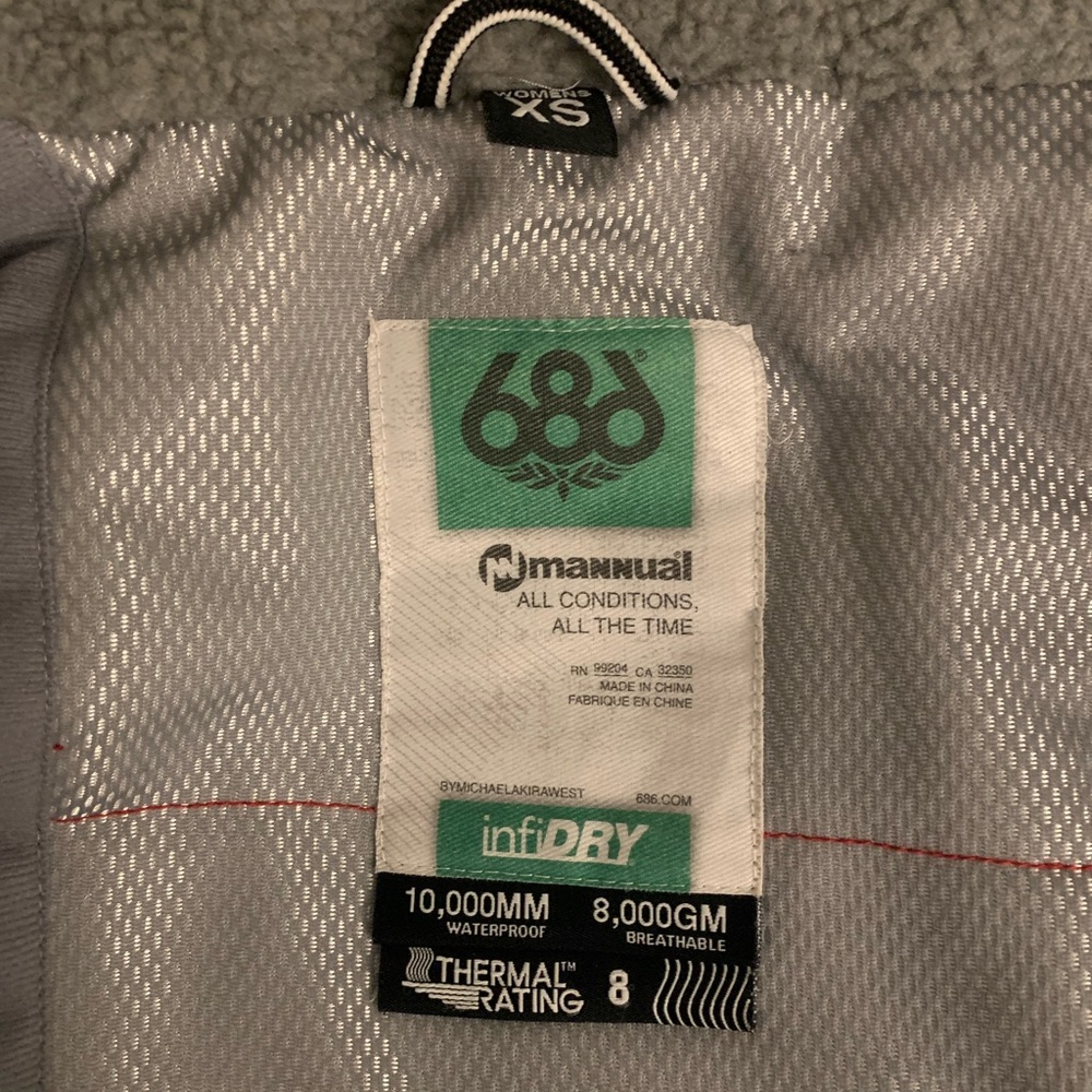 XS 686 ski/snowboard jacket - Picture 4 of 5
